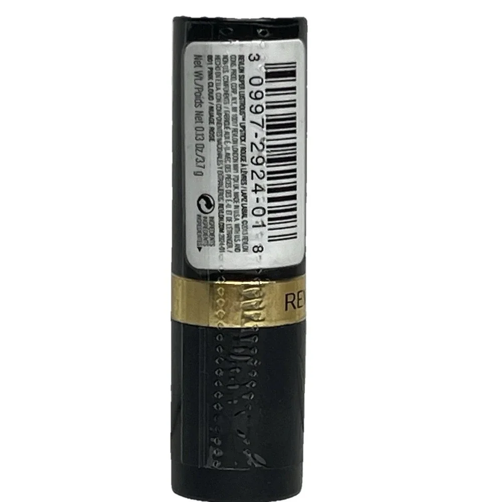 Revlon Super Lustrous Pink Cloud Lipstick Shine 801 Iconic Vibrant New Sealed